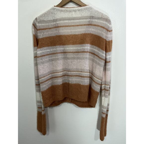 Y2K Coquette Indie Sleaze Fall Alpaca Wool Blend Cardigan Sweater M Academia 90s - Picture 8 of 13